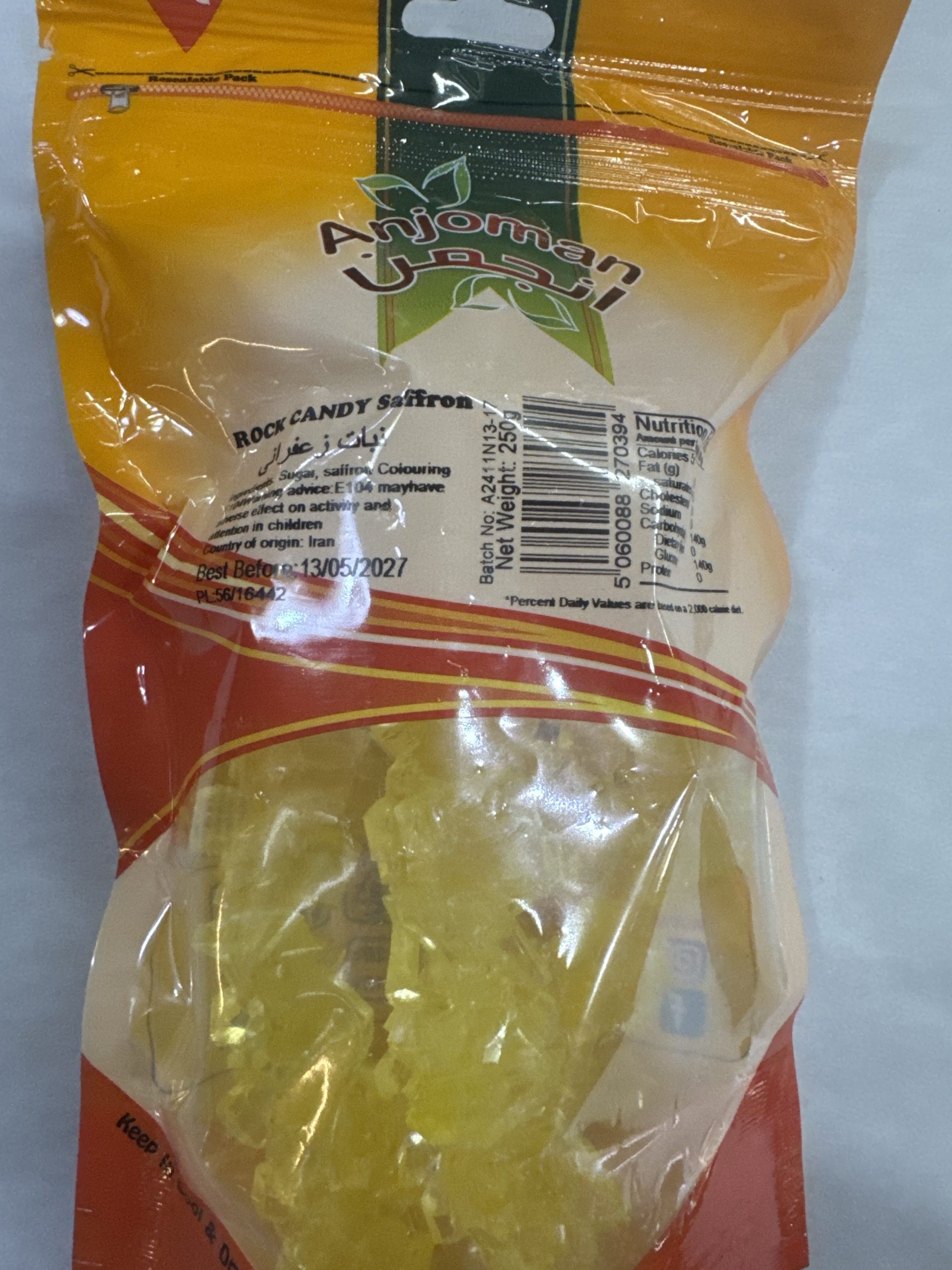 Anjoman Rocky Candy Saffron