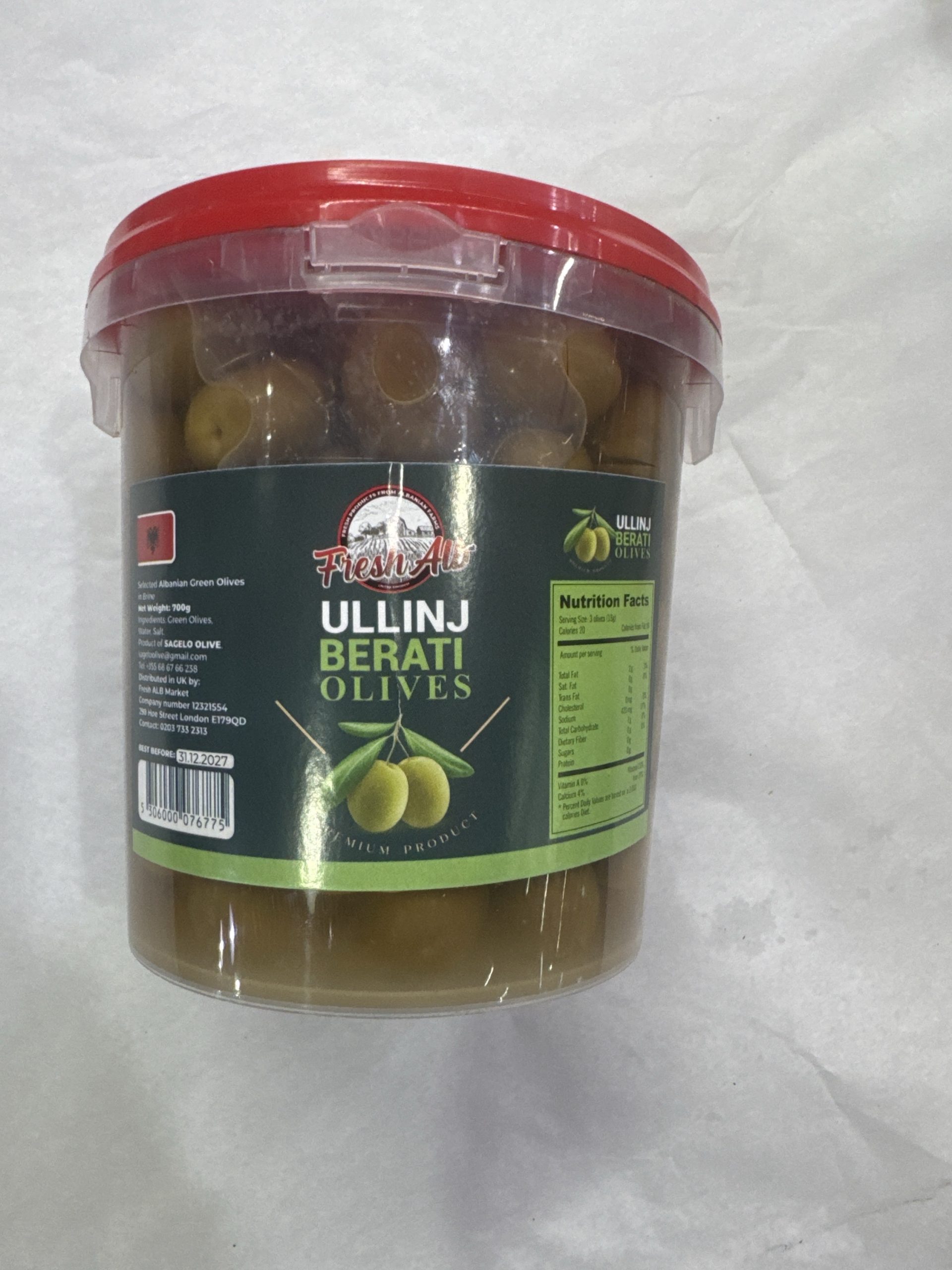 Fresh Alb Green Olives
