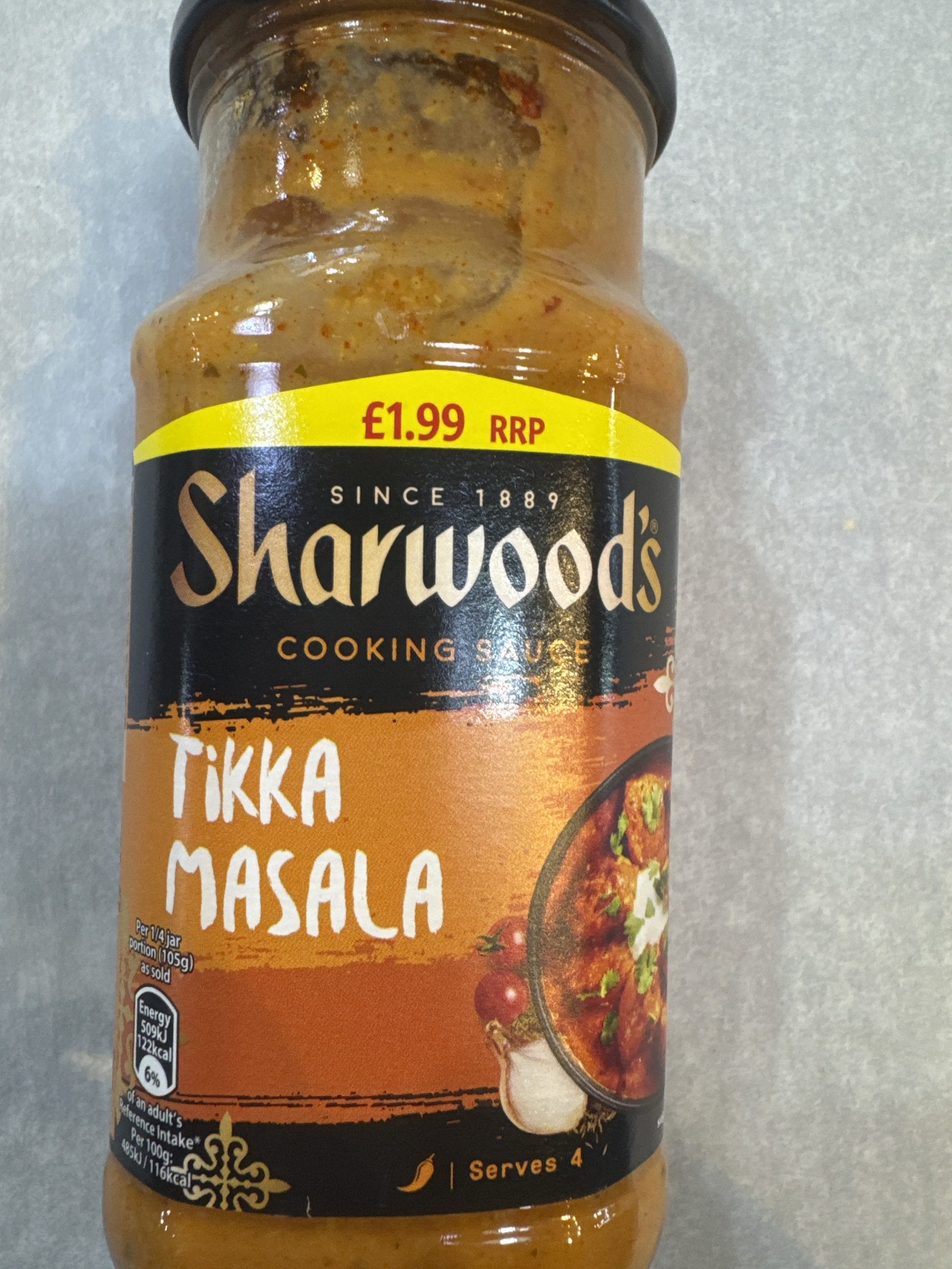Sharwood Tikka Masal Cooking Sauce