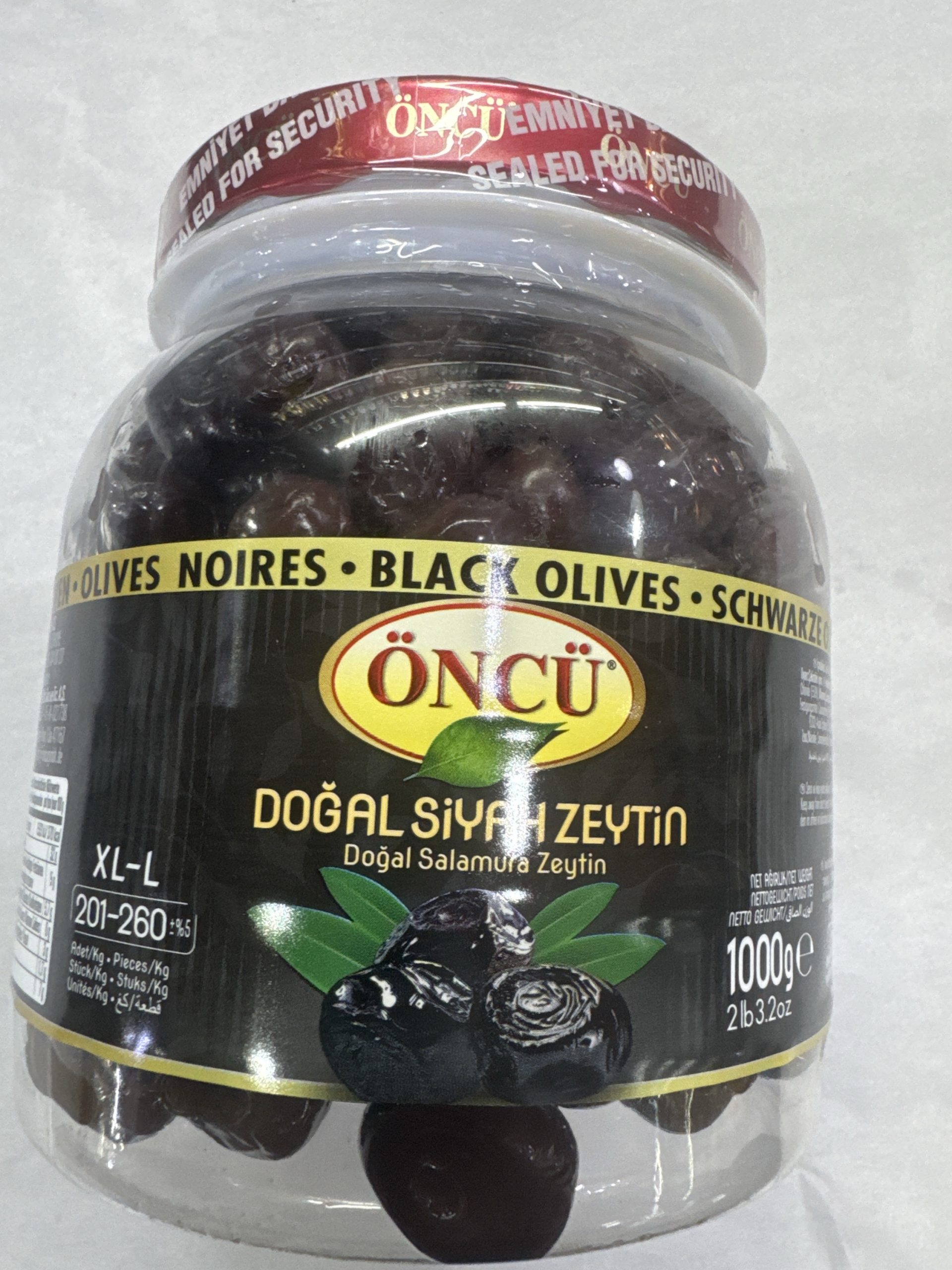 Oncu Black Olives XL
